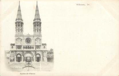 CPA FRANCE 71 " Macon, Eglise St Pierre"