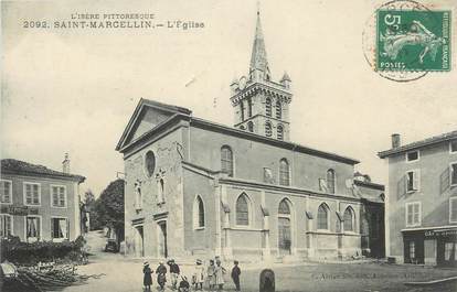 CPA FRANCE 38 " St Marcellin, L'église"