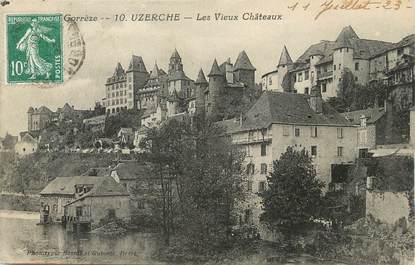 / CPA FRANCE 19 "Uzerche, les  vieux châteaux"