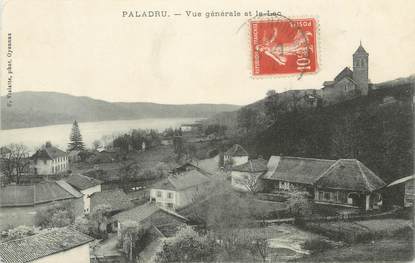 CPA FRANCE 38 " Paladru, Vue générale et le lac"