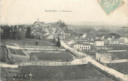 CPA FRANCE 38 " Morestel, Panorama"