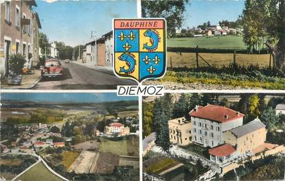 CPSM FRANCE 38 " Diemoz , Vues"