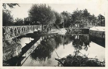 CPSM FRANCE 38 " Beaurepaire, Passerelle sur le Souzon"'