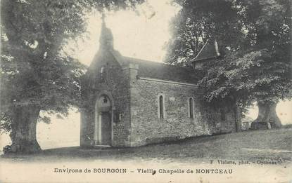 CPA FRANCE 38 " Montceau, La vieille chapelle"