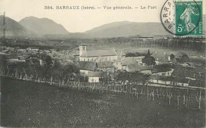 CPA FRANCE 38 " Barraux, Vue générale et le fort"