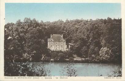 CPA FRANCE 38 " Quirieu, Le château"