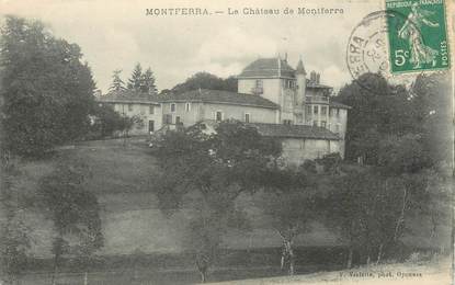CPA FRANCE 38 " Montferrat, Le château"