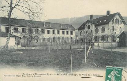 CPA FRANCE 38 " Saint Martin d'Uriage, La Villa des Tilleuls"