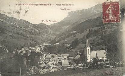 CPA FRANCE 38 " Saint Pierre d'Entremont, Vue générale"