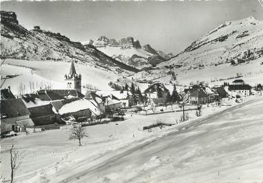 CPSM FRANCE 38 "Gresse en Vercors, Le village sous la neige"