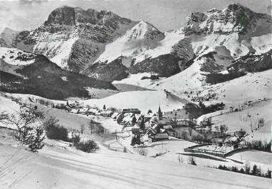 CPSM FRANCE 38 "Gresse en Vercors, Vue générale en hiver"