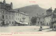 48 Lozere / CPA FRANCE 48 "Mende, entrée de la ville, la mairie et le mont Mimat"