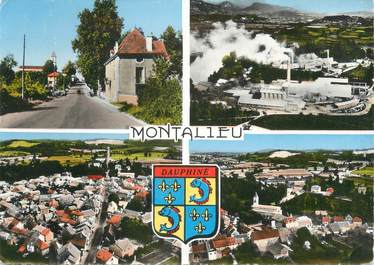 CPSM FRANCE 38 " Montalieu , Vues"