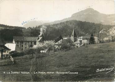 CPSM FRANCE 38 "Le Sappey, La Pinéa, Rocher de Chalves"