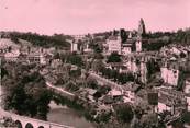 19 Correze / CPSM FRANCE 19 "Uzerche, la perle du Limousin, vue générale de Sainte Eulalie"