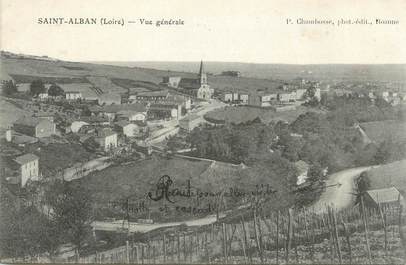 CPA FRANCE 42 " St Alban , Vue générale"