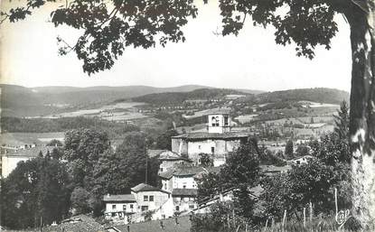 CPSM FRANCE 42 " St Just en Chevalet, La vieille église et le vieux château"