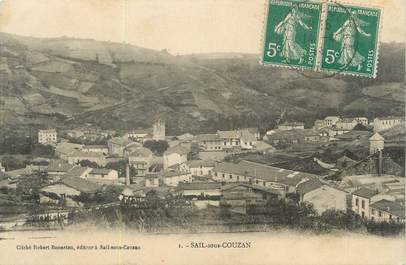 CPA FRANCE 42 " Sail sous Couzan, Vue générale"