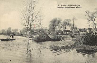 CPA FRANCE 44 "Saint Joachim, La Brière inondée aux Vinces"