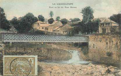 CPA GUADELOUPE "Pont en fer dut Pont Bernus"