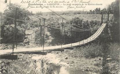 CPA GUADELOUPE "Lamentin, le pont suspendu"