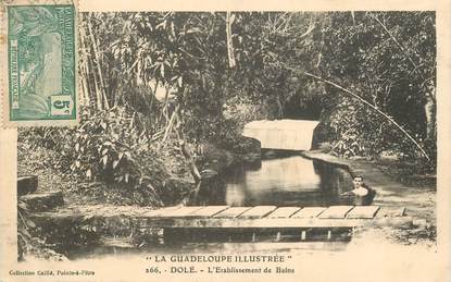 CPA GUADELOUPE illustrée "Dolé, Etablissement des Bains"