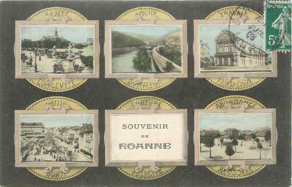 CPA FRANCE 42 " Roanne, Vues"