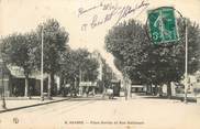 42 Loire CPA FRANCE 42 " Roanne, Place Dorian et Rue Nationale"