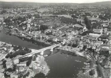 CPSM FRANCE 42 " St Just sur Loire, Vue générale aérienne"