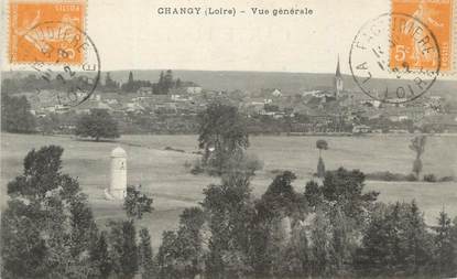 CPA FRANCE 42 "Changy, Vue générale"