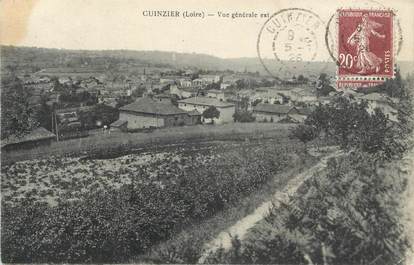 CPA FRANCE 42 "Cuinzier, Vue générale"