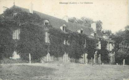 CPA FRANCE 42 "Changy, Le château"