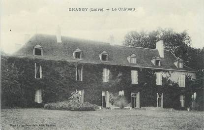 CPA FRANCE 42 "Changy, Le château"