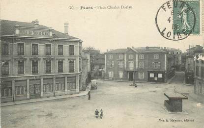 CPA FRANCE 42 "Feurs, Place Charles Dorian"