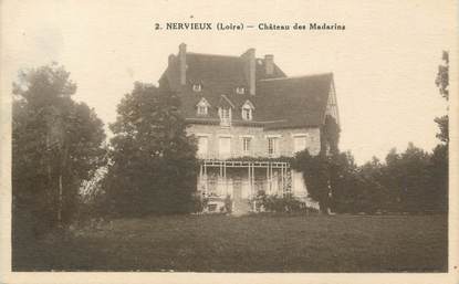 CPA FRANCE 42 "Nervieux, Château des Madarins"