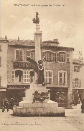 CPA FRANCE 42 "Montbrison, Le monument aux morts"