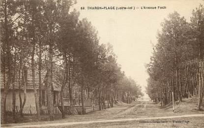 CPA FRANCE 44 "Tharon Plage, Avenue Foch"