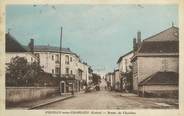 42 Loire CPA FRANCE 42 "Pouilly sous Charlieu, Route de Charlieu"
