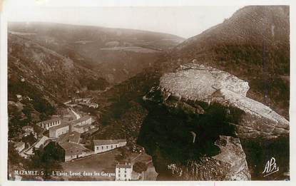 / CPSM FRANCE 81 "Mazamet, l'usine Louet dans les gorges"