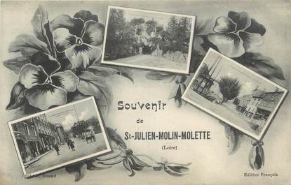 CPA FRANCE 42 " St Julien - Molin - Molette, Vues"