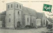 18 Cher / CPA FRANCE 18 "Villequiers, l'église incendiée par la foudre 1911"