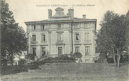 CPA FRANCE 42 " St Genest Lerpt, Le Château Minois"