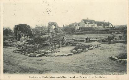 / CPA FRANCE 18 "Drevant, environs de Saint Amand Montrond, les ruines"