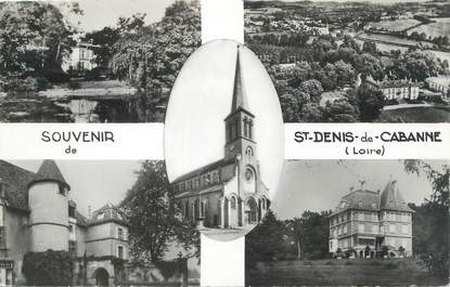 CPSM FRANCE 42 "St Denis de Cabanne, Vues"