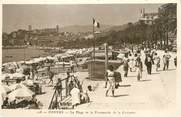 06 Alpe Maritime CPA FRANCE 06 " Cannes, La plage et la promenade de la Croisette"