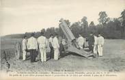 10 Aube CPA FRANCE 10 " Le Camp de Mailly, Manoeuvres du Canon Rimailho"