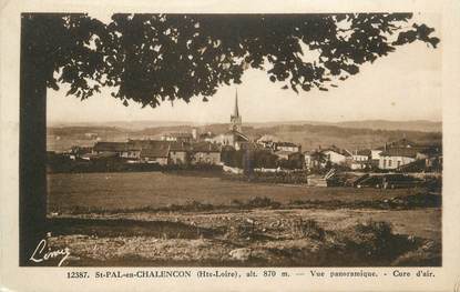 CPA FRANCE 43 " St Pal en Chalençon, Vue panoramique"