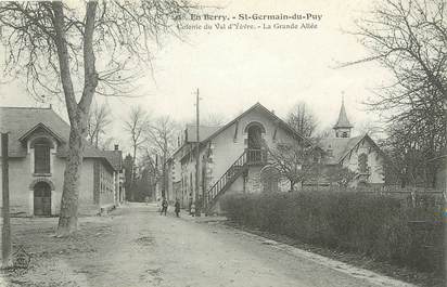 / CPA FRANCE 18 "Saint Germain du Puy, colonie du val d'Yèvres, la grande allée"