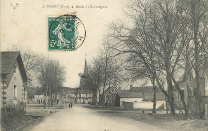 / CPA FRANCE 18 "Herry, route de Sancergues"