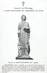 CPA FRANCE 77 "Larchant, Souvenir du pélérinage, Statue de St Mathurin"